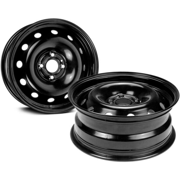 Dorman® SET-RB939100-2 Black Wheel - 15 in. X 6 in.