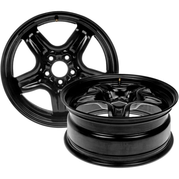 Dorman® SET-RB939101-2 Black Wheel - 17 in. X 7 in.