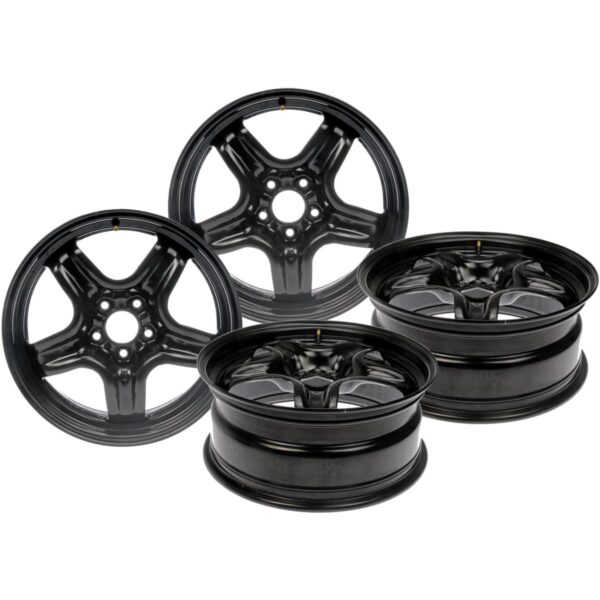 Dorman® SET-RB939101-4 Black Wheel - 17 in. X 7 in.